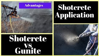 Guniting process  Shotcrete  Guniting  Shotcrete and guniting  shotcrete vs guniteDifference [upl. by Hammad]