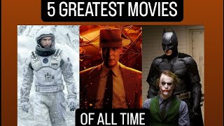 5 Masterpiece Movies of All Time🤠Christophernolan movies [upl. by Auohs]