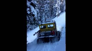 Thiokol 1404 WT Imp  Colorado SnowcatSki Adventures [upl. by Naerda]