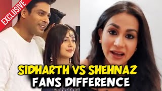 Aanchal Khurana On Difference Between Sidharth And Shehnaz Fans [upl. by Odanref843]