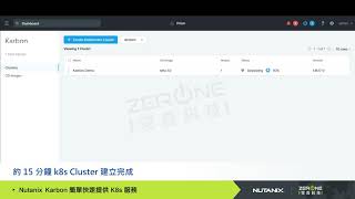 Nutanix Karbon 簡單快速提供K8s服務 [upl. by Namaj]