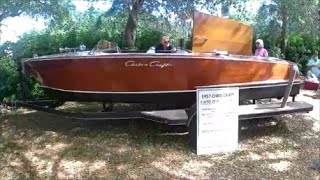 1957 Chris Craft Capri 19 Foot Wooden Boat RestoMod VB0318236447 [upl. by Soneson]