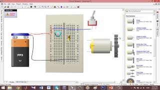 دورة الالكترونيات العملية 15 نظرة على برنامج Circuit Wizard [upl. by Linette959]