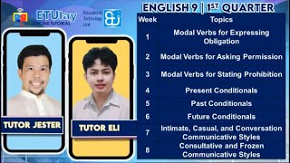 Present Conditionals  English 9  Quarter 1 Week 4 [upl. by Arianne]