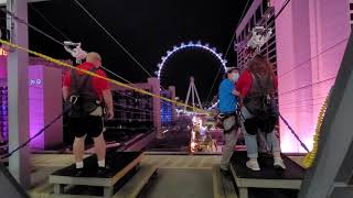 FLY LINQ Zipline Las Vegas [upl. by Nauqat]