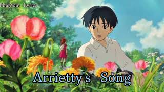 Cecile Corbel  Arriettys Song  The Secret World of Arrietty  Full [upl. by Ailefo133]