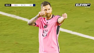 Lionel Messi 3 Goals Vs New England  INSANE HAT TRICK 62 [upl. by Podvin407]