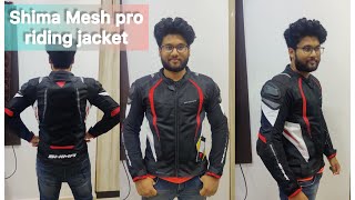 Shima MeshPro Riding Jacket  Unboxing  Size Guide  Safety Gears  CElevel Protection [upl. by Chloette]