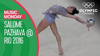 Salome Pazhavas Ball Routine to quotChalkboardquot at Rio 2016  Music Monday [upl. by Eugor]