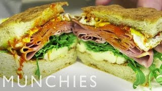 How to Mortadella Sandwich with Michael White [upl. by Pfeffer]