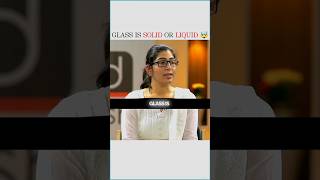 Glass is solid or liquid ias ips upsc mockinterview trickyquestionair9 indiancivilservices [upl. by Matronna]