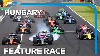 F2 Feature Race Highlights  2024 Hungarian Grand Prix [upl. by Hayse]