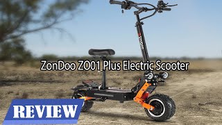 ZonDoo ZO01 Plus Electric Scooter Review  What You Need to Know [upl. by Divadleahcim]