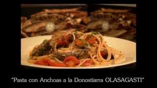 Pasta con Anchoas a la donostiarra Olasagasti [upl. by Etolas]