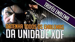 Metal Gear Solid V Ground Zeroes  All XOF Unit Patches Insignia Trophy  Achievement Guide [upl. by Meenen]