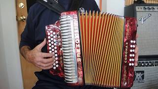 Zydeco on a TripleRow GCF Diatonic Button Accordion  Basics Pt 1 [upl. by Hersch818]