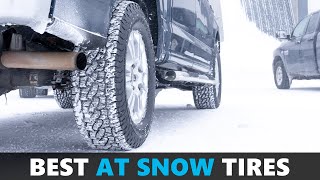 7 of the Best AT Tires in the Snow VS All Season amp Winter Tires [upl. by Woodruff]