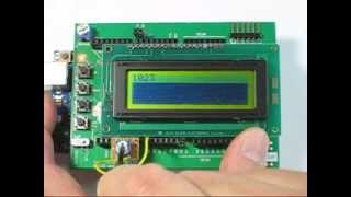 How to display Arduinos AD conversion results in graphic on graphic LCD shield [upl. by Fesoj244]