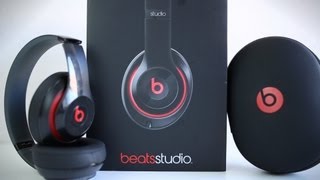 Beats Studio Headphones 2013 UnboxOverview  Giveaway [upl. by Langan976]