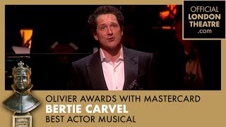 Bertie Carvel wins Best Actor in a Musical  Olivier Awards 2012 with Mastercard [upl. by Keisling650]