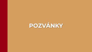 Pozvánky [upl. by Reyaht]