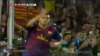 Barcelona 50 Napoli All Goals Highlights 22082011 [upl. by Neela]