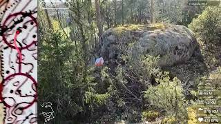 Headcam Orienteering 21  WMOC 2024 middle training in Paimio [upl. by Ihab]