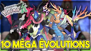 10 MÉGA ÉVOLUTIONS que lon veut dans Pokémon Légendes ZA [upl. by Thorbert]