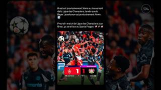 React au 11 entre Brest et Bayern Leverkusen brest leverkusen ldc football react reaction [upl. by Ognimod]