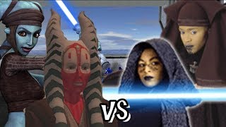 Luminara  Baris Offee vs Shaak Ti  Aayla Secura [upl. by Elirpa]