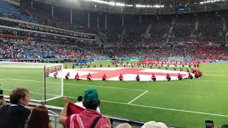 FIFA World Cup Tunisia  England 🇹🇳  🏴󠁧󠁢󠁥󠁮󠁧󠁿 National Anthems 18 June 2018 Volgograd [upl. by Bilac457]