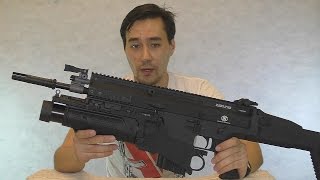 Обзор страйкбольного SCARH от VFCCybergun [upl. by Dnalyar]