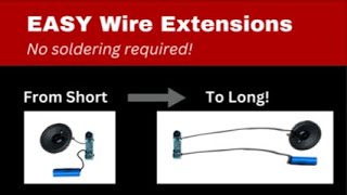 The Easiest Wire Extensions No Soldering Required [upl. by Maffa523]