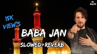 BABA JAN 😭 SLOWEDREVERB \\ nohay slowed haider sakina baba trending [upl. by Anytsirhc447]