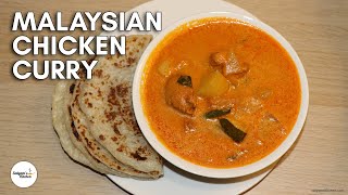 Malaysian Chicken Curry  Roti Canai Chicken Curry Recipe  Roti Canai Curry Sauce  Roti Canai [upl. by Nilac]