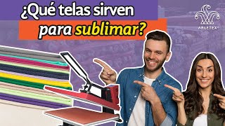 Las Mejores Telas Para Sublimado  Telas para sublimado  Arletex [upl. by Selegna]