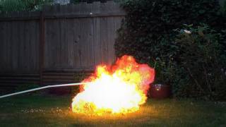 Butane Baloon Bomb  Propane Explosion [upl. by Swan]