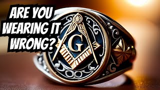 This will CHANGE the way you wear your Masonic Ring FOREVER [upl. by Nosrettap]