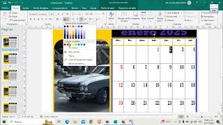 calendario 2025 en publisher [upl. by Aicinad]