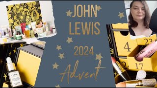 John Lewis 2024 BEAUTY ADVENT CALENDAR UNBOXING  Полная распаковка адвента от John Lewis [upl. by Noid]