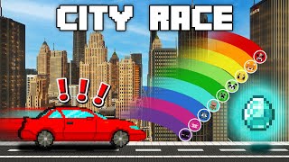 Urban City Race  Minecraft Marble Race EP 25 [upl. by Allison]