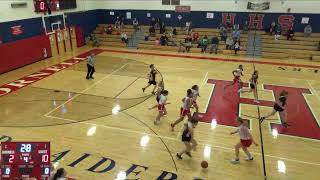 Hornell High School vs waylandco modified girls Coed Freshman Basketball [upl. by Zandra]