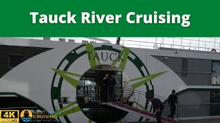 Tauck River Cruise  MS Joy  Sail Away from Amsterdam the Netherlands 4K [upl. by Ainna]