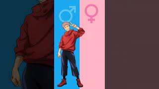 Jujutsukaisen characters gender swap shorts edit gender swap anime viral jjk [upl. by Sloan175]