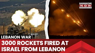 3000 Rockets Launched From Lebanon Into Israel IDF Says Many Projectiles Intercepted [upl. by Enialed]