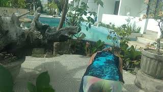 water yoga yogapractice garden relaxing release swimming calm clearingenergy energy flow [upl. by Ytirehc]