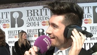 Bastille interview at the BRITs BRIT Awards 2014 [upl. by Eerehc154]