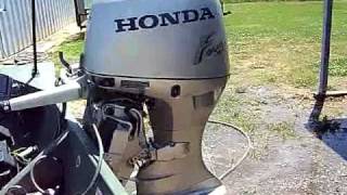 2001 Honda 40 FourStroke Boat Motor Review [upl. by Neal]