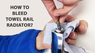 How To Bleed Towel Rail Radiator UK [upl. by Arundel]