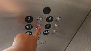 2010 ThyssenKrupp Hydraulic Parking Elevator 1  MultiCare Good Samaritan Hospital  Puyallup WA [upl. by Christian]